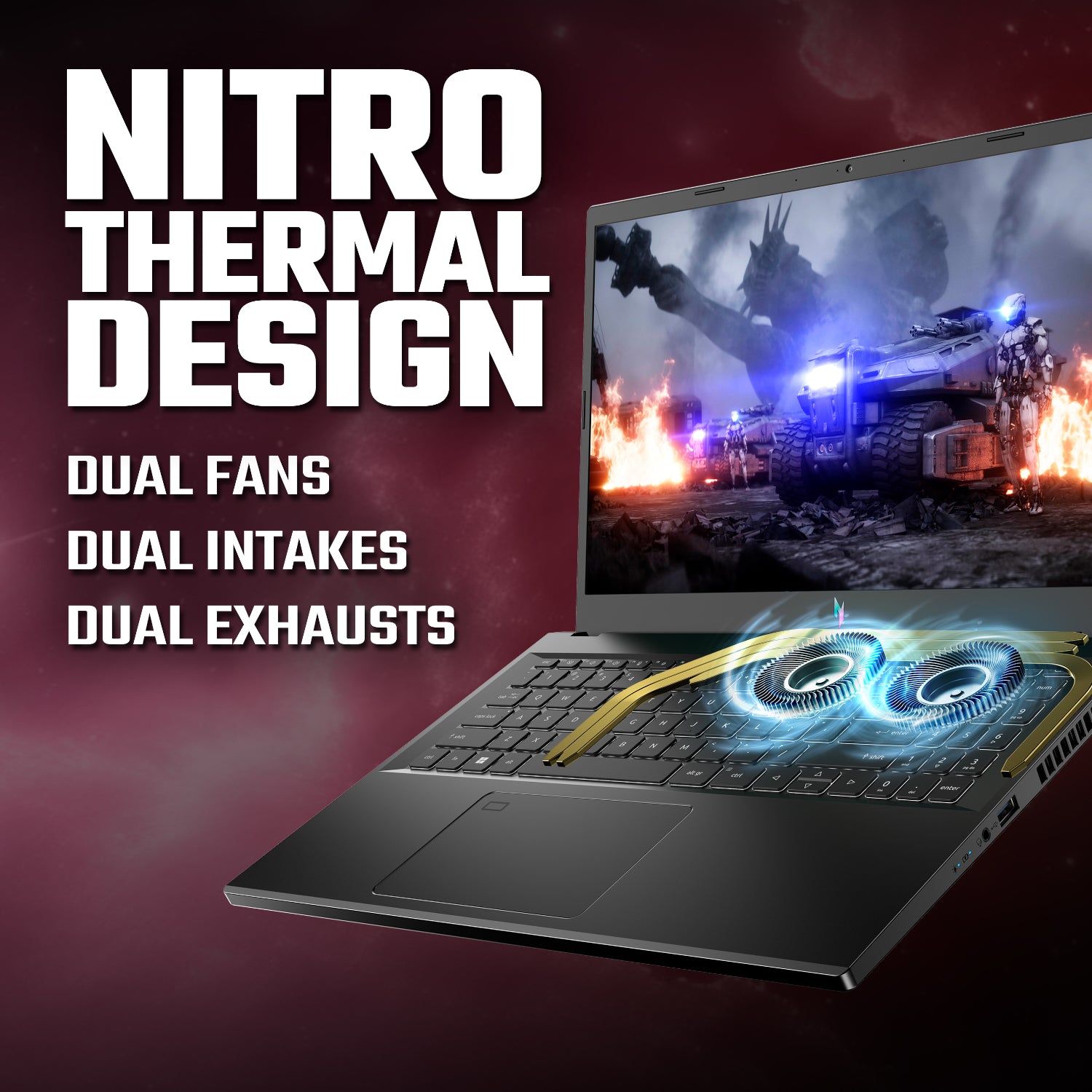 Acer NITRO V 15 Gaming Laptop 15.6" | AMD Ryzen 7 | 16GB | 512GB | 4050 6GB | Windows 11 Home