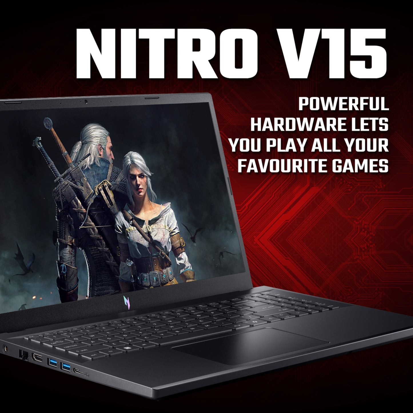Acer NITRO V 15 Gaming Laptop 15.6" | AMD Ryzen 7 | 16GB | 512GB | 4050 6GB | Windows 11 Home