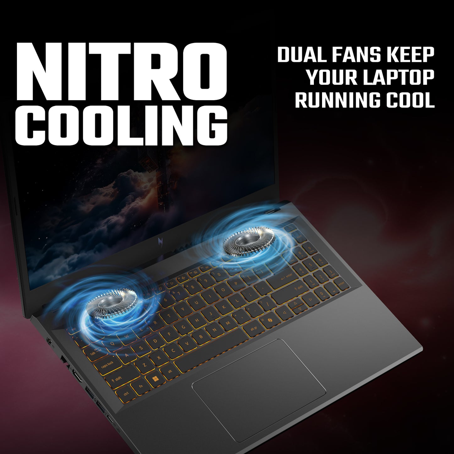 Acer NITRO V 15 Gaming Laptop 15.6″ | Intel Core 5 210H | 16GB | 512GB | RTX 4050 6GB | Windows 11 Home