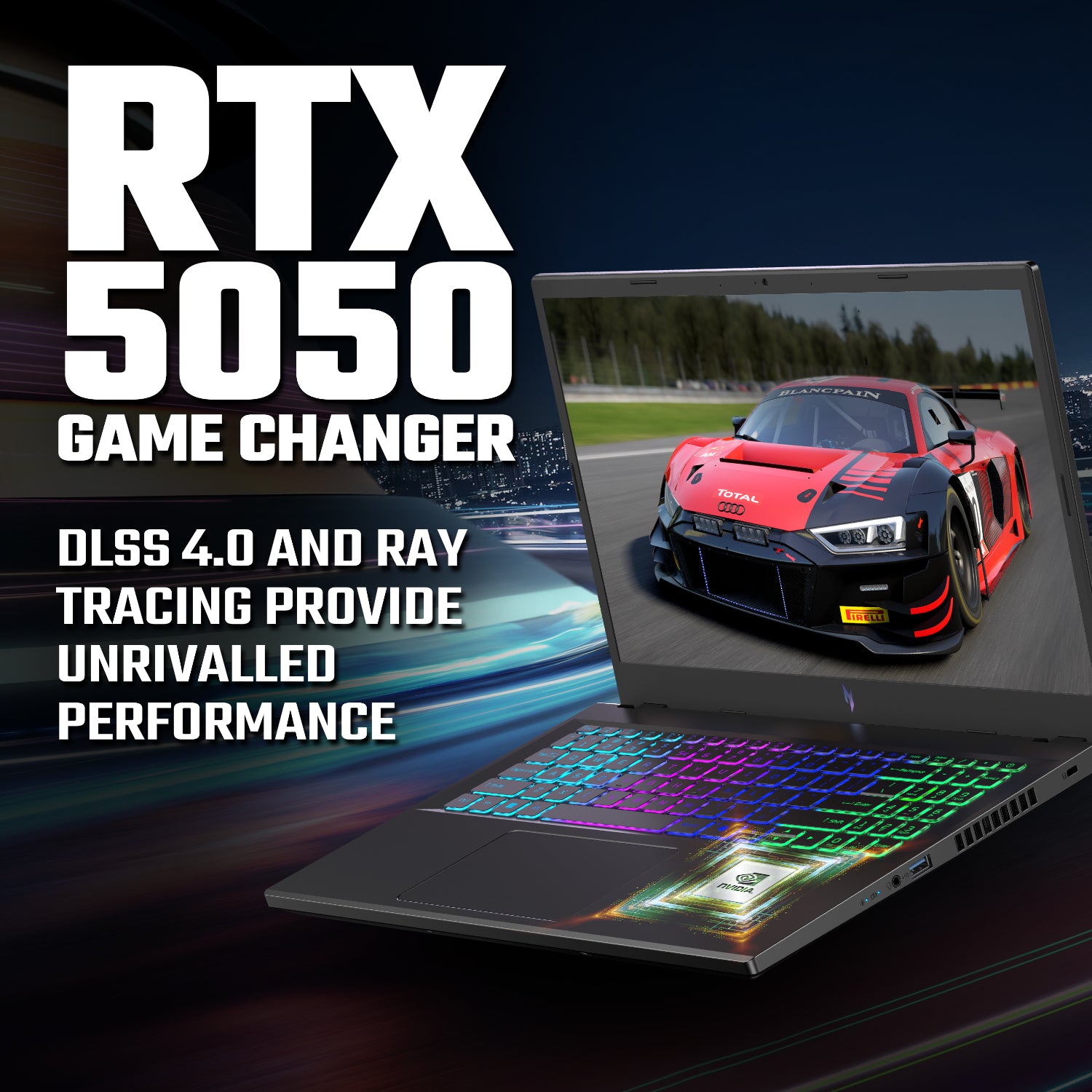 Acer NITRO V 15 Gaming Laptop 15.6" | AMD Ryzen 5 | 16GB | 512GB | RTX 5050 8GB | Windows 11 Home