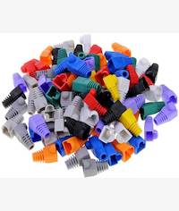 Netix RJ45 Multi Color 100 Pieces Rubber Boots