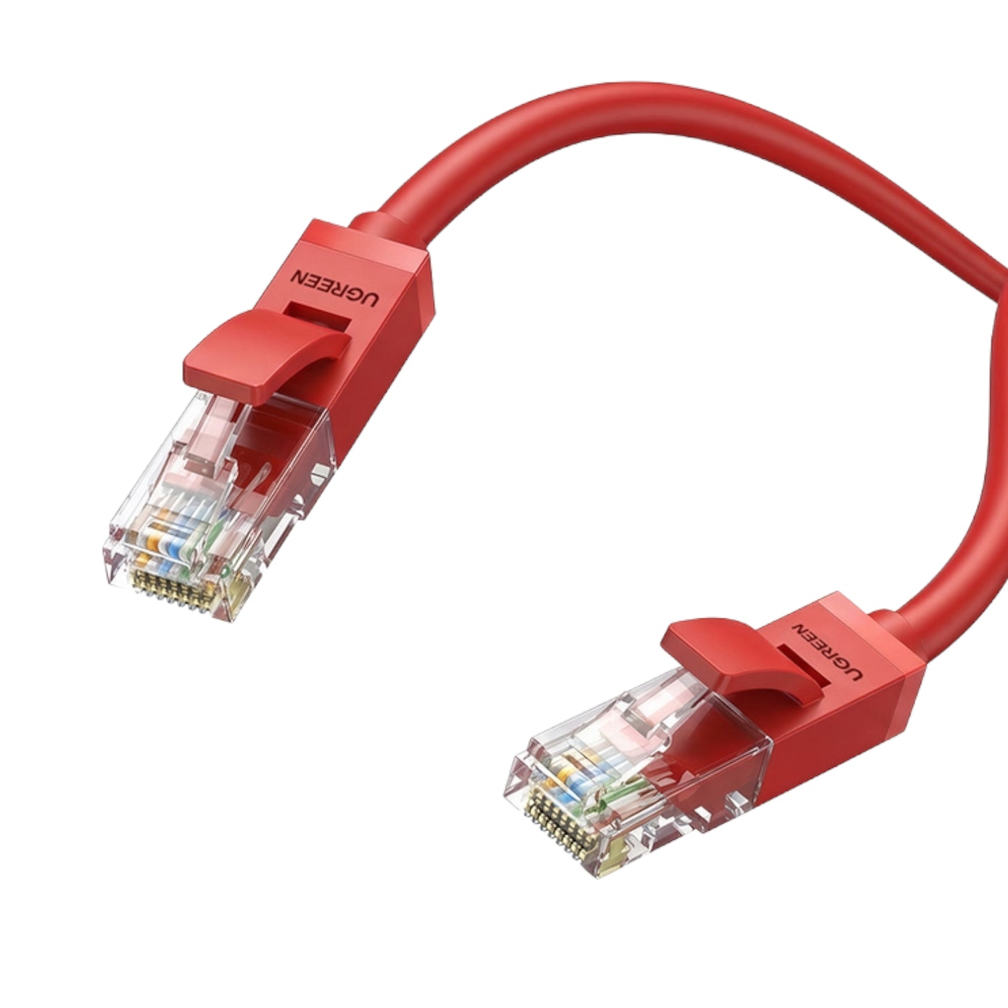UGREEN RJ45 CAT6 1m LAN Network Cable – (1Gbps, 250MHz) – Red