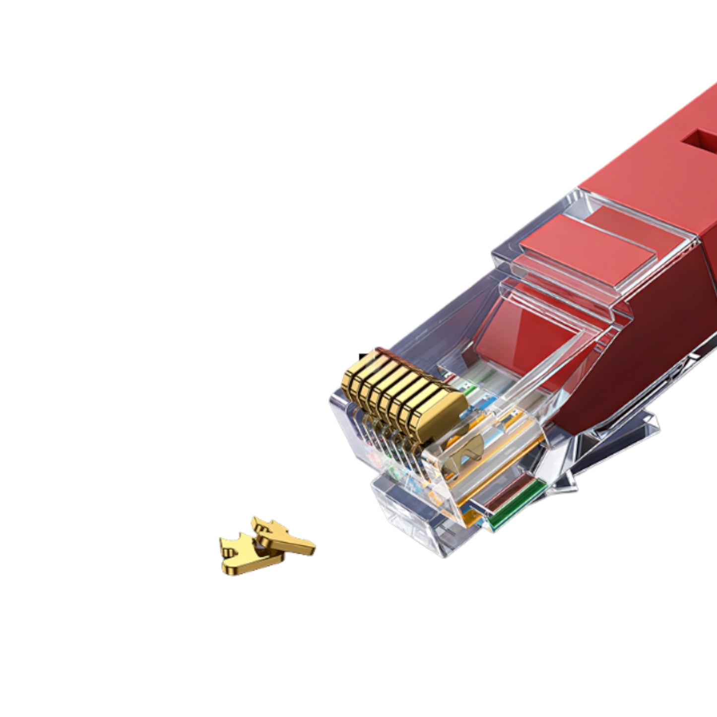 UGREEN RJ45 CAT6 1m LAN Network Cable – (1Gbps, 250MHz) – Red