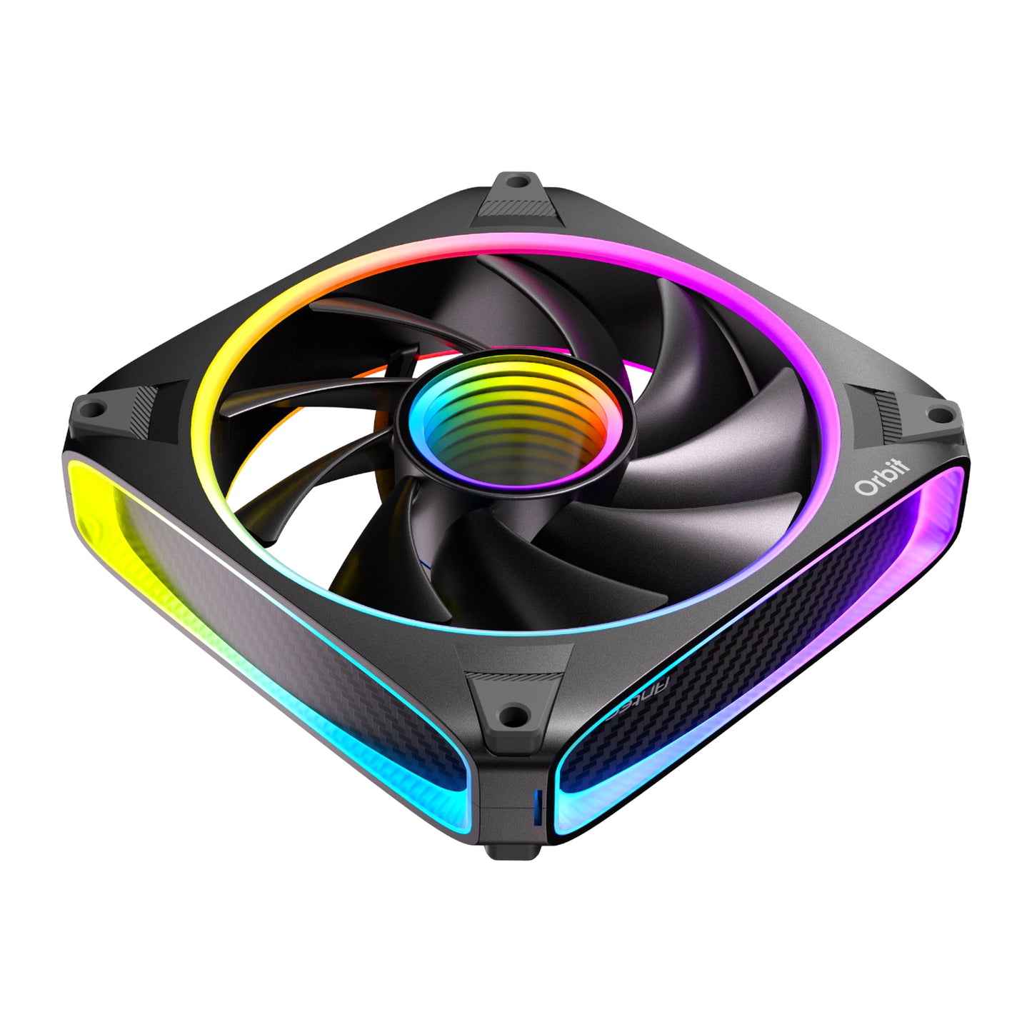 Antec ORBIT PWM 120mm ARGB Fan 3 Pack - Black