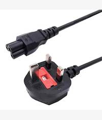 UniQue UK 3 pin Single Head 1.8M Power cable