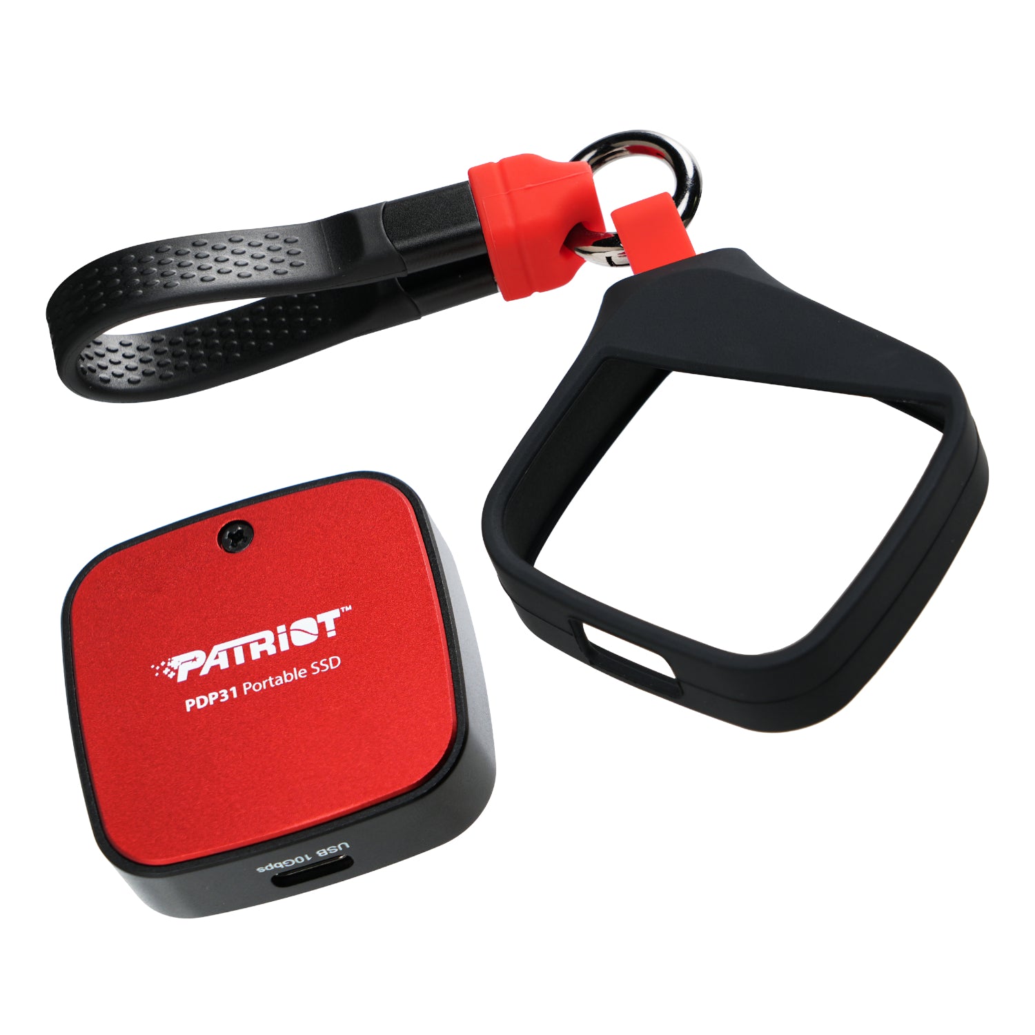 Patriot PDP31 1TB Type-C Portable SSD - Red / Black