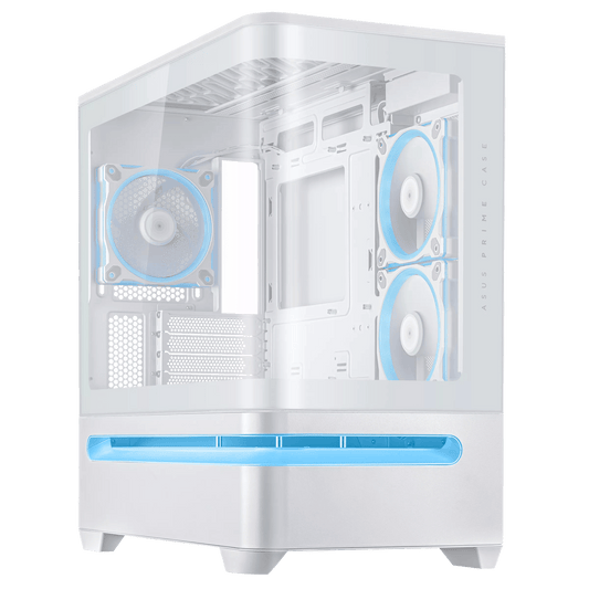 ASUS Prime AP202 ARGB mATX White Chassis