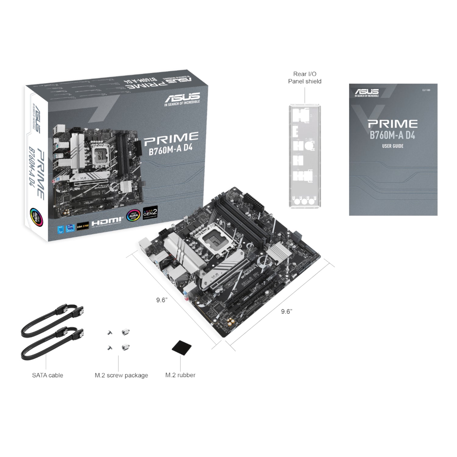 Asus PRIME B760M-A D4 CSM LGA 1700 M-ATX Motherboard