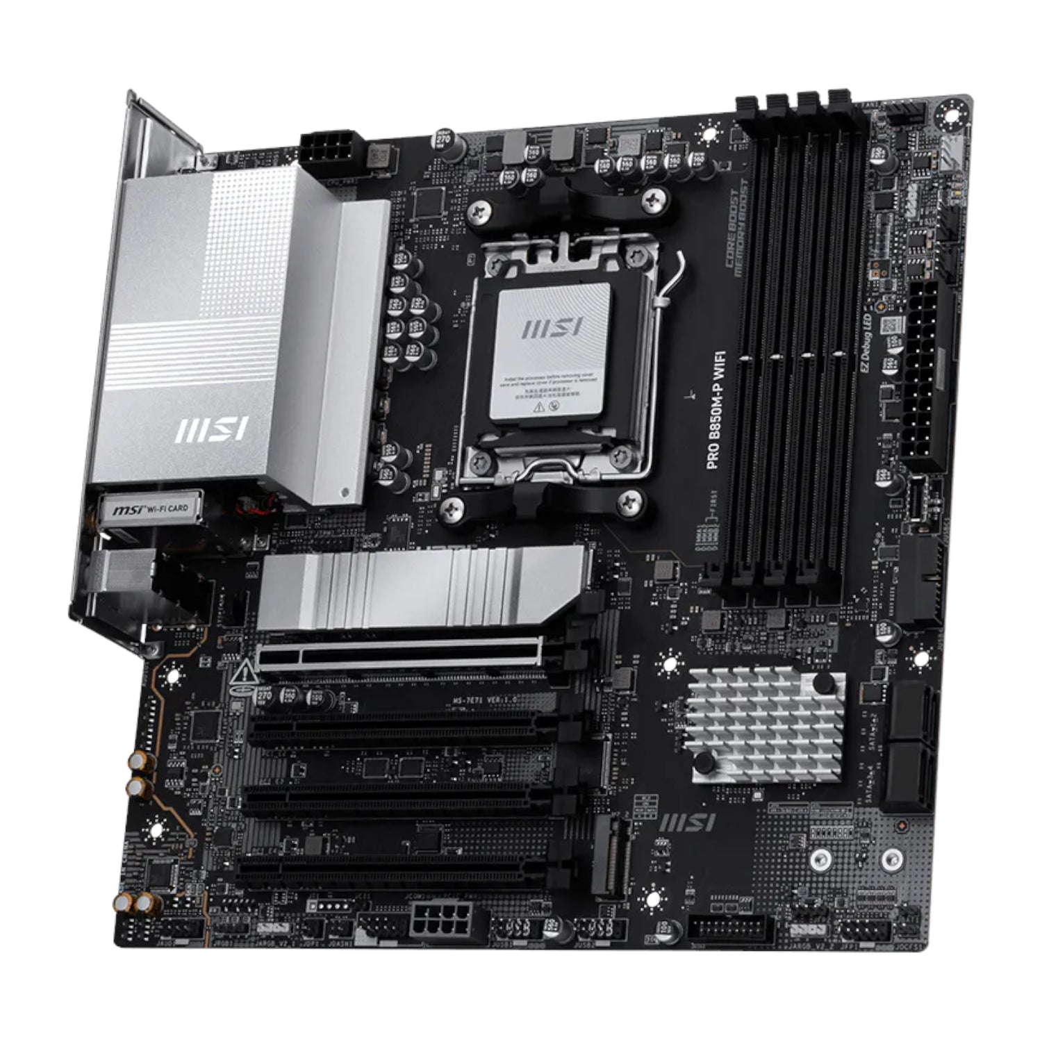 MSI PRO B850M-P WIFI AM5 mATX Motherboard