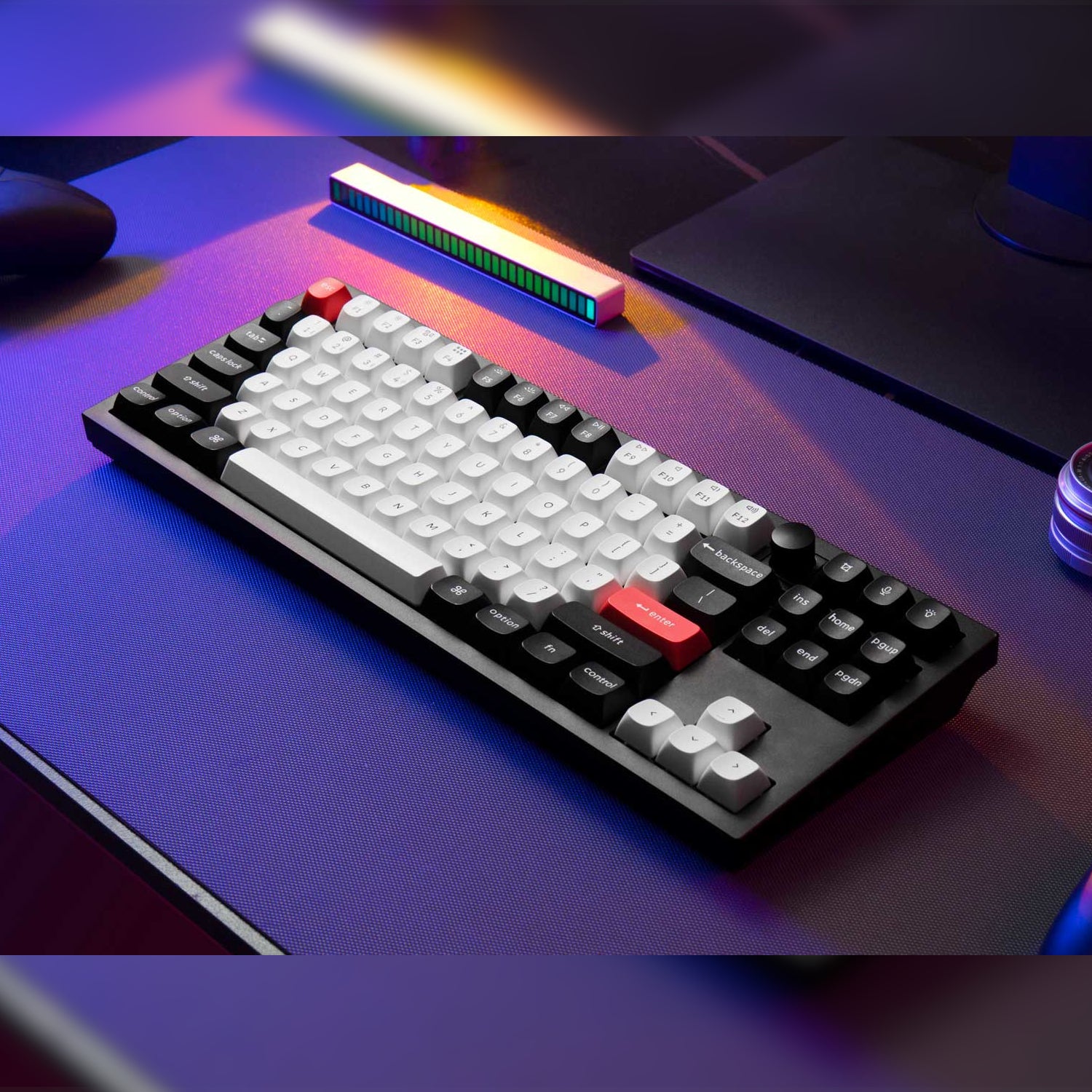Keychron Q3 HE QMK 80% Wireless Custom Mechanical Keyboard (Nebula Switch) – Carbon Black