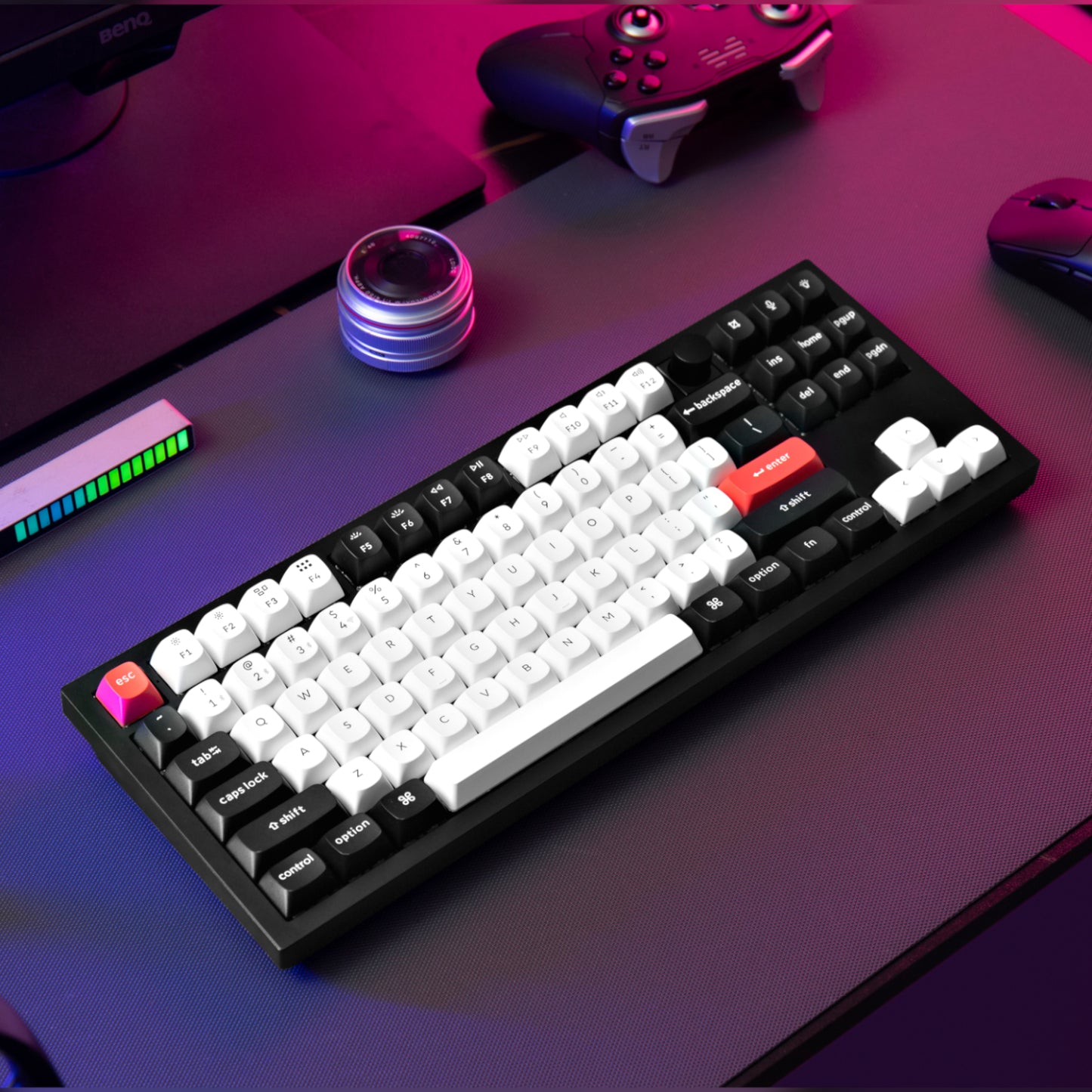 Keychron Q3 HE QMK 80% Wireless Custom Mechanical Keyboard (Nebula Switch) – Carbon Black