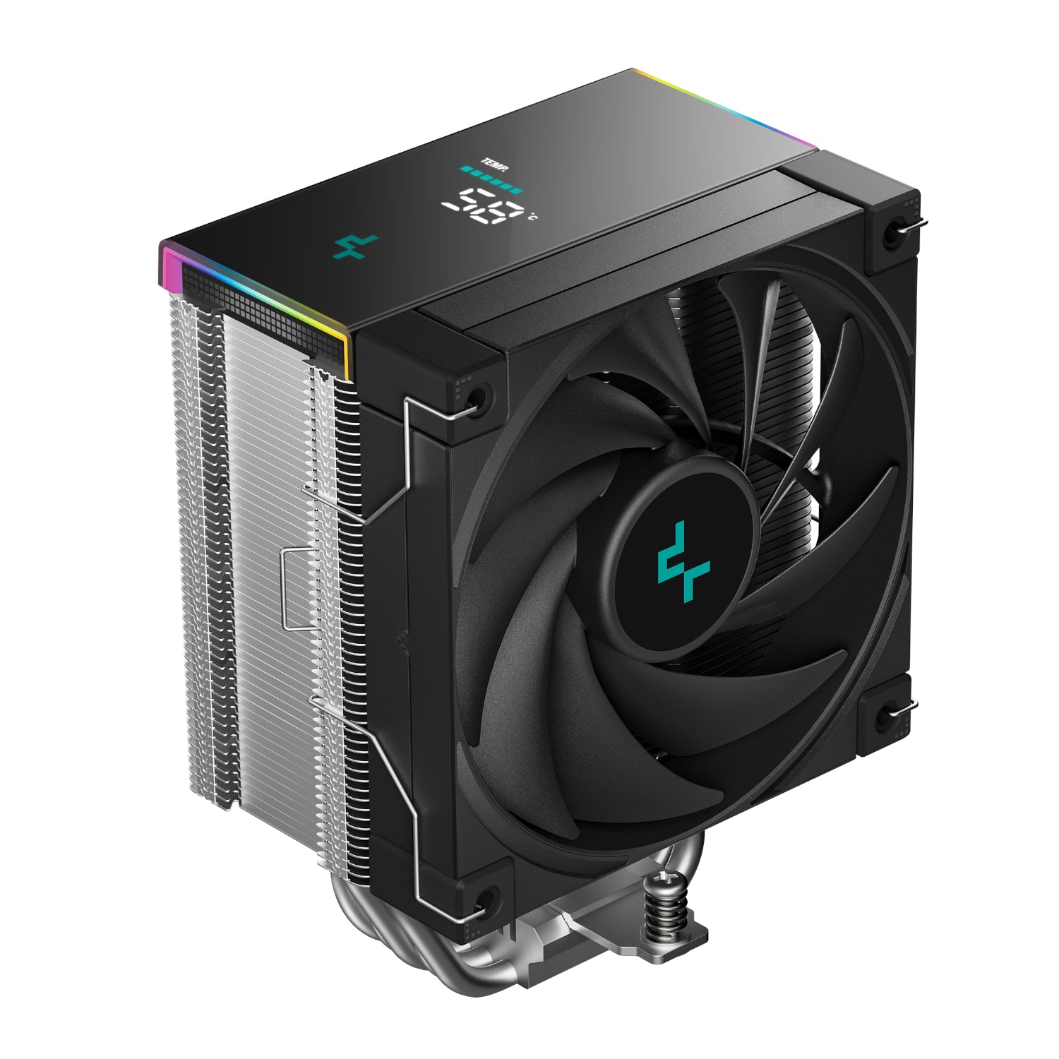 DeepCool AK500S Digital 120mm Air CPU Cooler - Black
