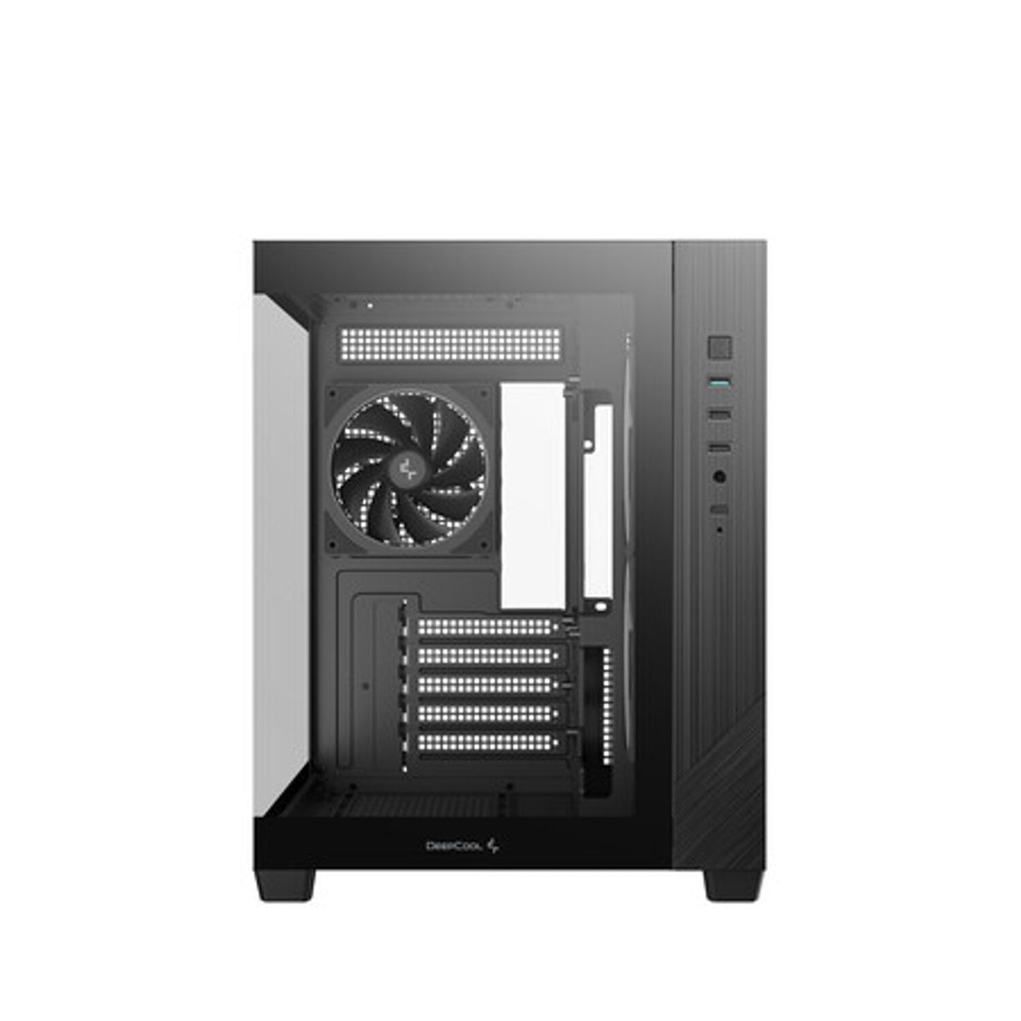 Deepcool CG330 3F Panoramic Dual-Chamber Micro-ATX Gaming Chassis - Black