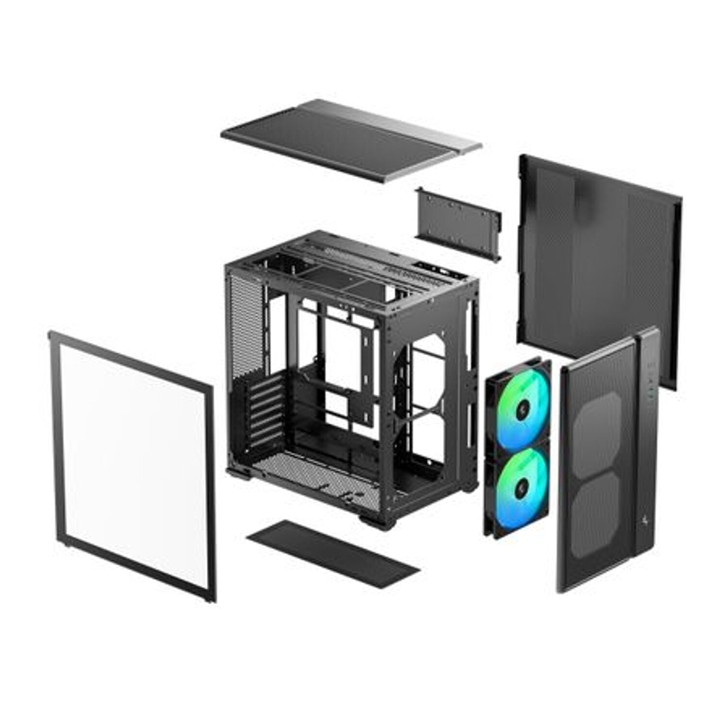 DeepCool CG590 Mesh 2F ATX ARGB Gaming Chassis - Black