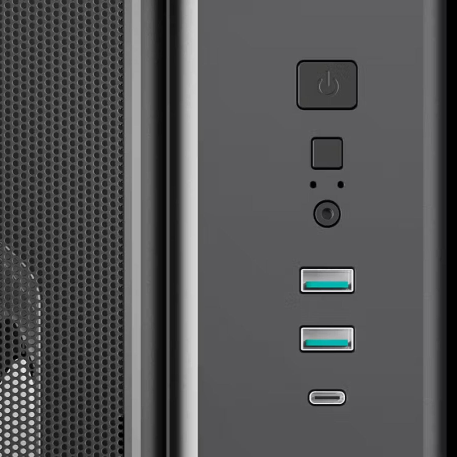 DeepCool CG590 Mesh 2F ATX ARGB Gaming Chassis - Black
