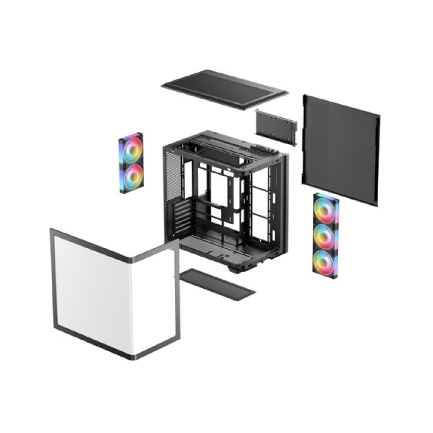 DeepCool CG590U 5F ATX ARGB Gaming Chassis - Black
