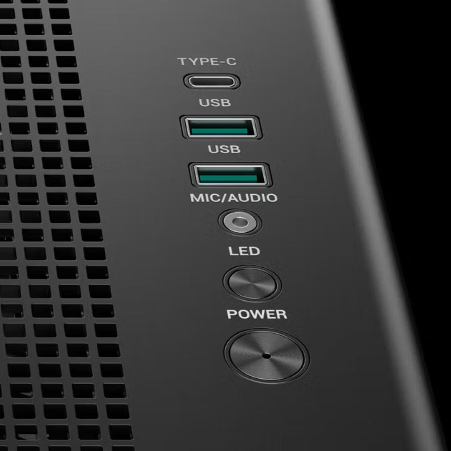 DeepCool CG590U 5F ATX ARGB Gaming Chassis - Black