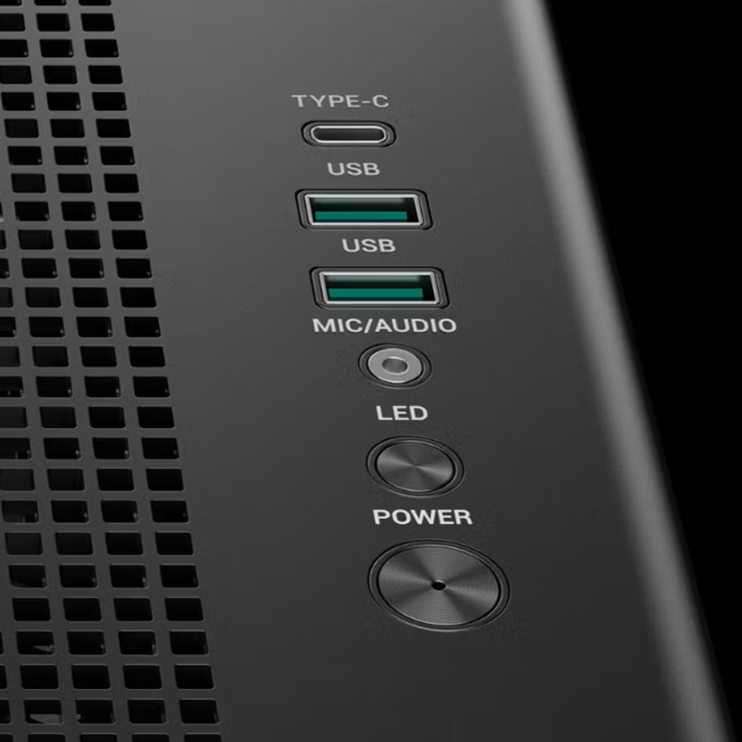 DeepCool CG590U 5F ATX ARGB Gaming Chassis - Black