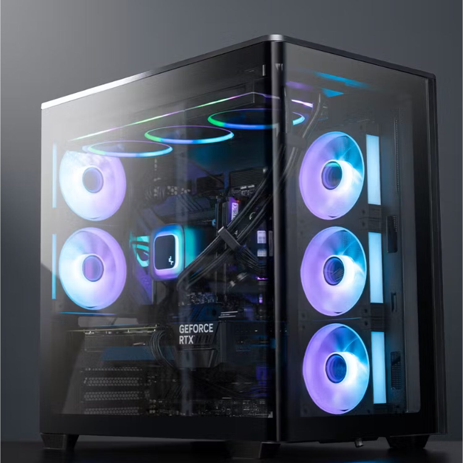 DeepCool CG590U 5F ATX ARGB Gaming Chassis - Black