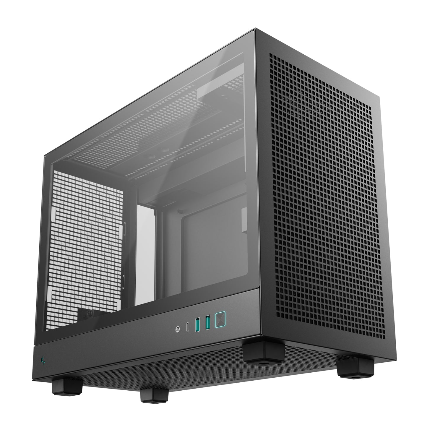 DeepCool CH160 PLUS Micro-ATX Chassis - Black