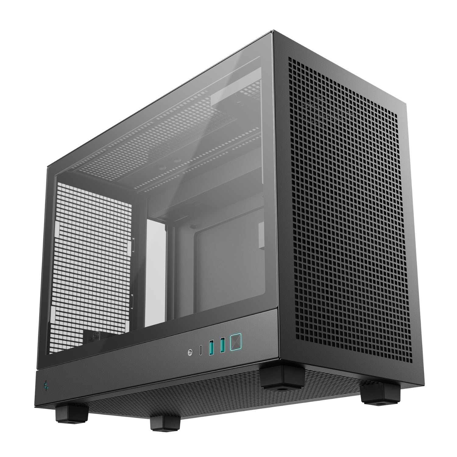 DeepCool CH160 PLUS Micro-ATX Chassis - Black