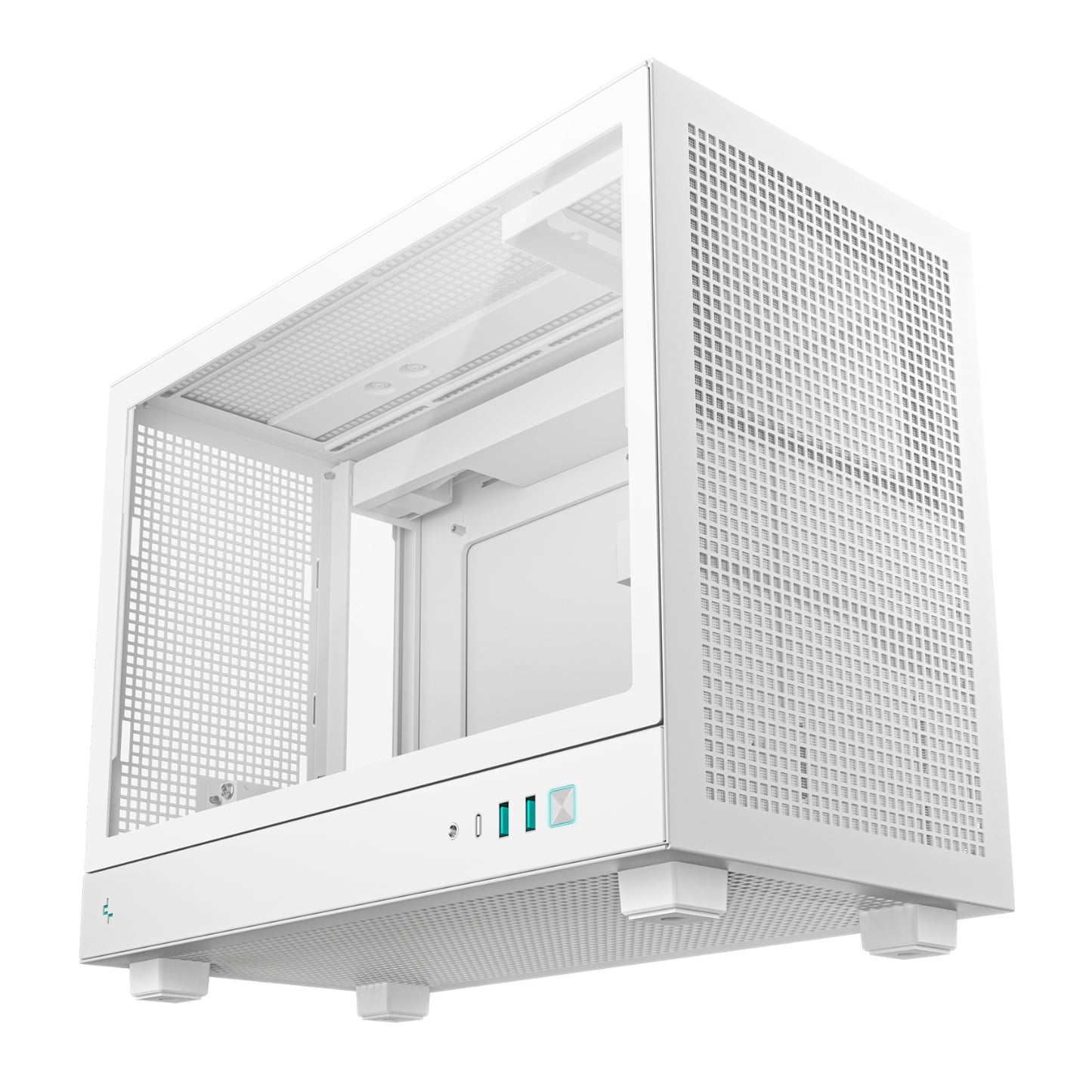 DeepCool CH160 PLUS Micro-ATX Chassis - White