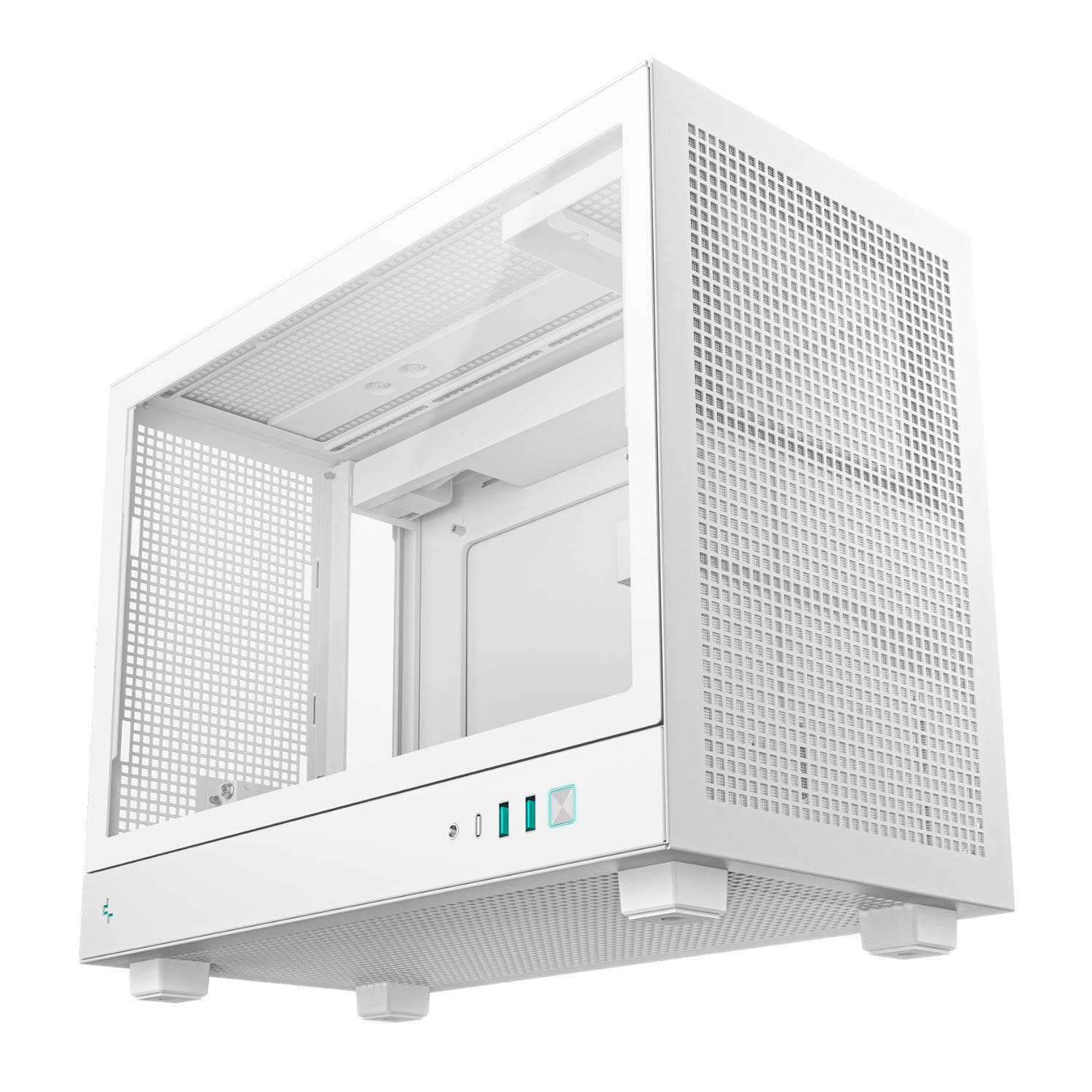 DeepCool CH160 PLUS Micro-ATX Chassis - White
