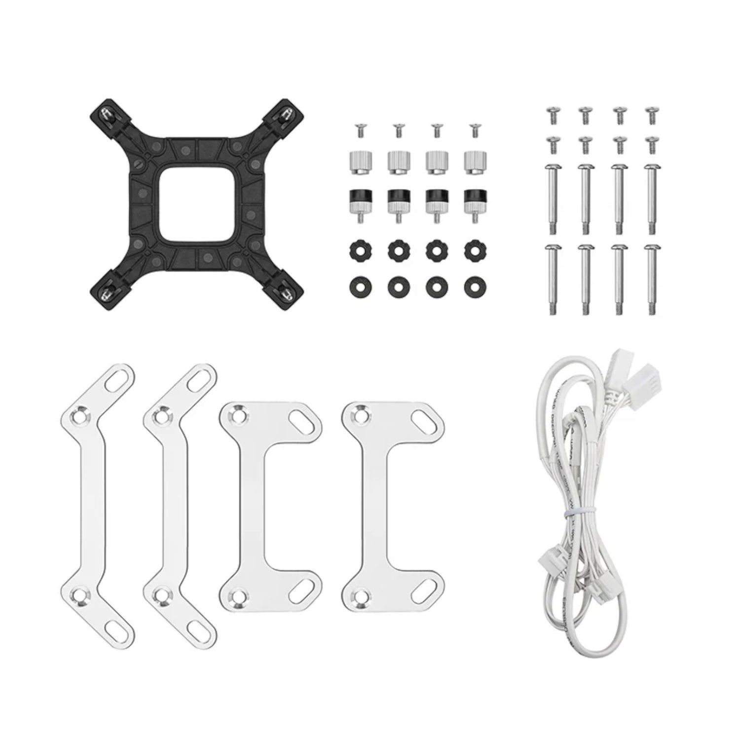 DeepCool LM240 ARGB 240mm AiO CPU Liquid Cooler - White