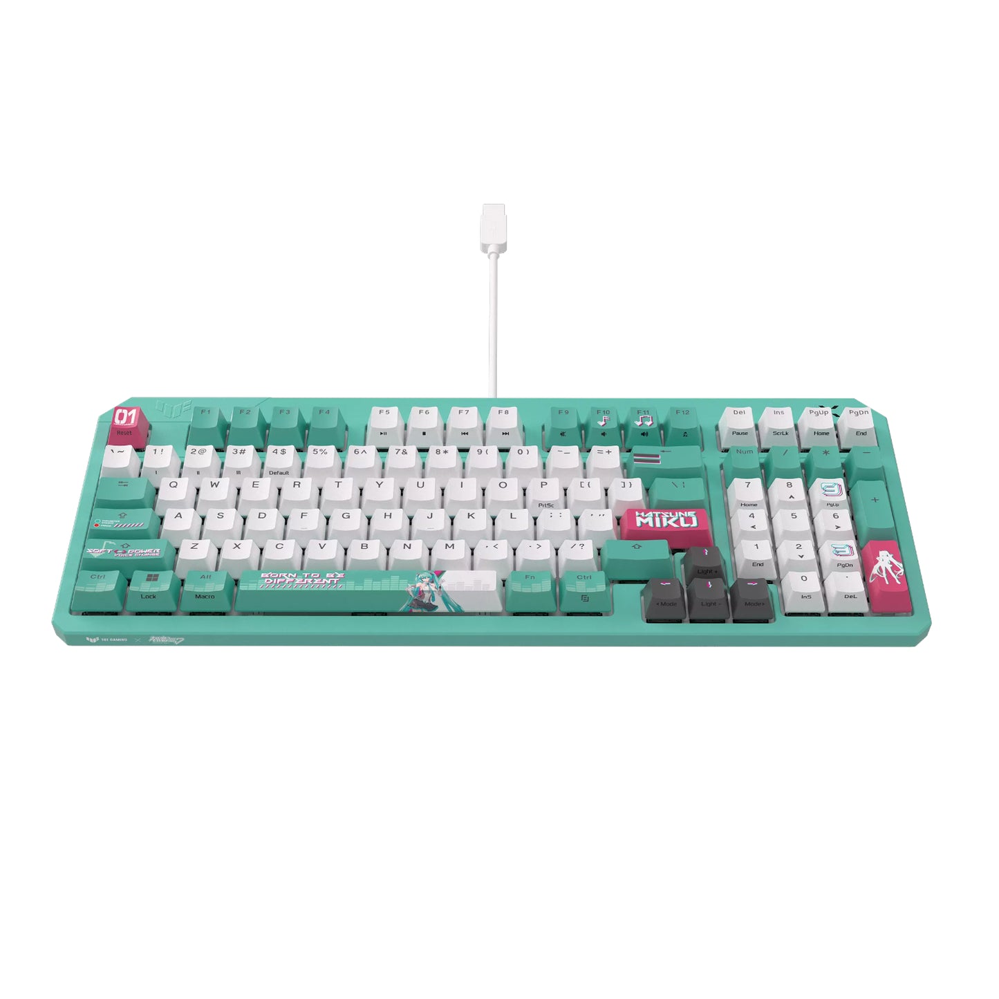 Asus TUF Gaming K3 Gen II Gaming Keyboard Hatsune Miku Edition