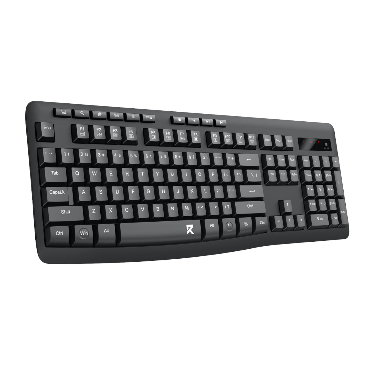 Redragon BS-7367-B Wireless Office Keyboard and Mouse Combo - Black