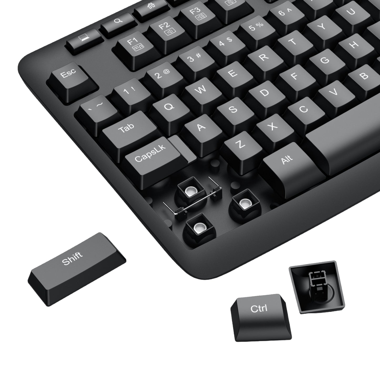 Redragon BS-7367-B Wireless Office Keyboard and Mouse Combo - Black
