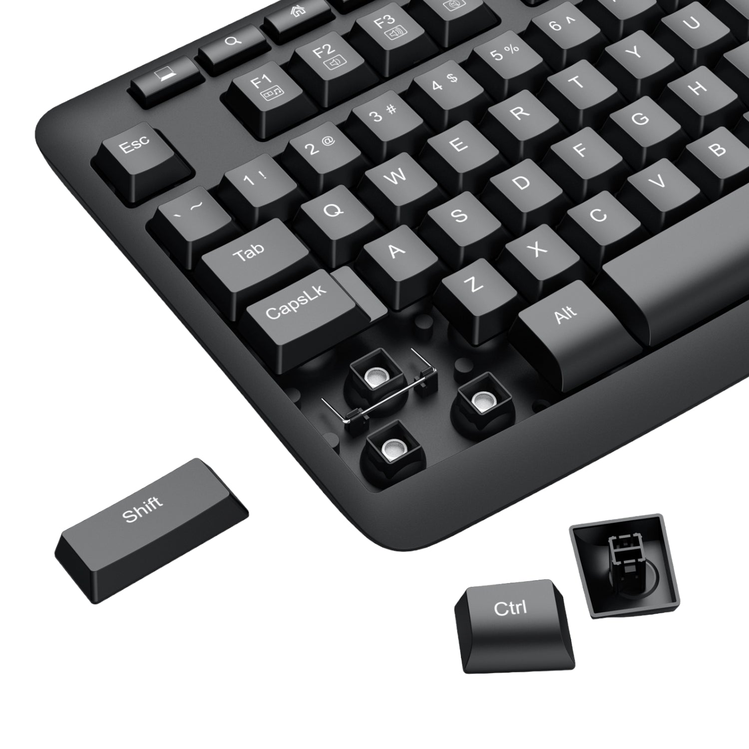 Redragon BS-7367-B Wireless Office Keyboard and Mouse Combo - Black