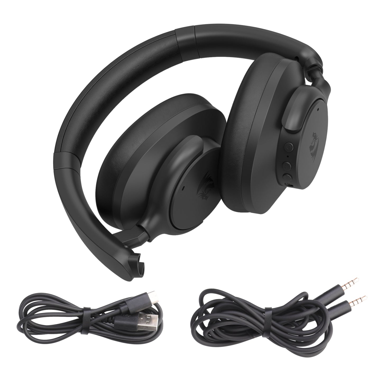 Redragon H610 VIBECORE ANC Bluetooth Wireless Over-ear Headphones - Black