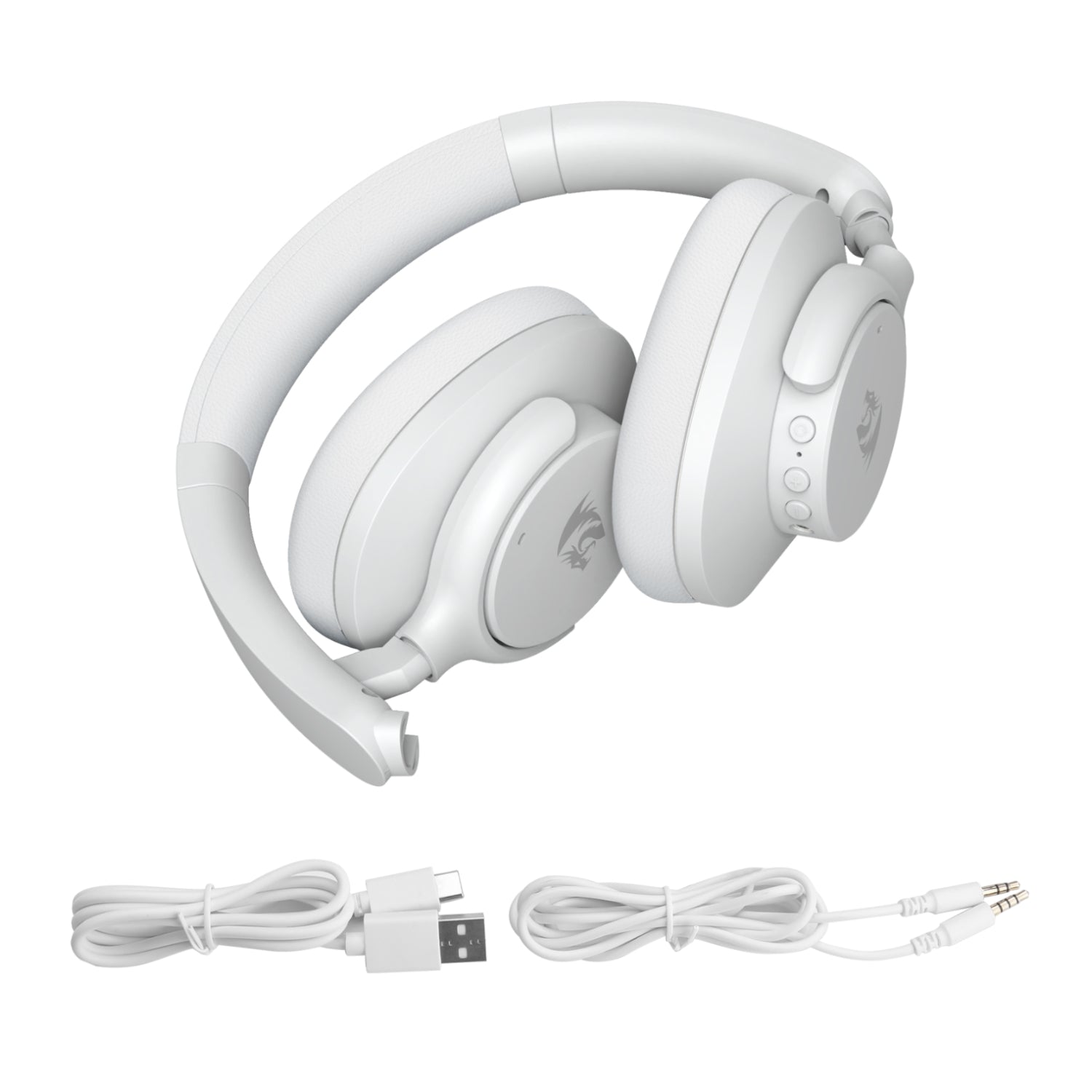 Redragon H610 VIBECORE ANC Bluetooth Wireless Over-ear Headphones – White