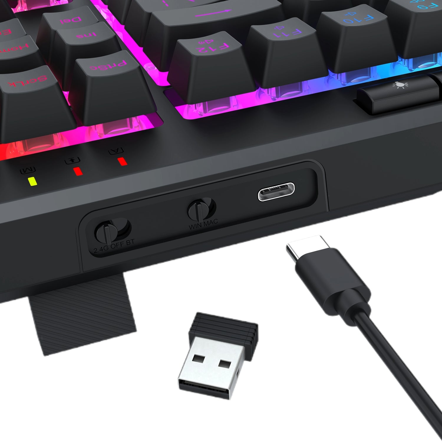 Redragon SHIVA PRO Wireless keyboard - Black