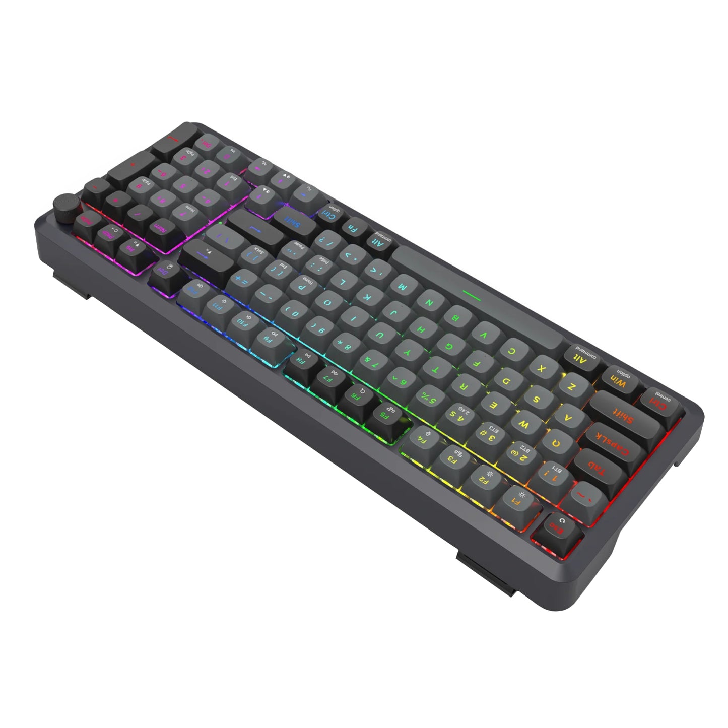 Redragon BRAGI PRO K688 98+1 Gasket Wireless Mechanical Keyboard (Triple Mode, RGB, Hot-Swappable, Cream Linear Switches)