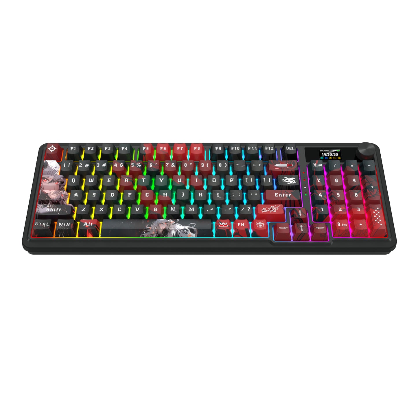 Redragon K719AK ARTEMIS PRO RGB Wireless LCD Mechanical Gaming Keyboard (Anime Edition)