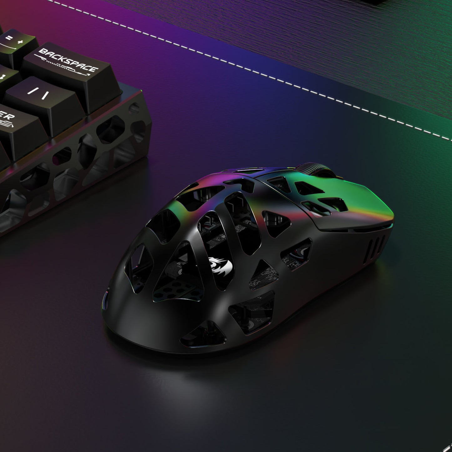 Redragon M997-ULT PRISM ULTRA 26000 DPI Wireless Mouse - Black