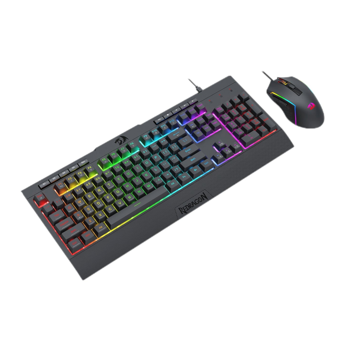 Redragon S151 Gaming Keyboard and Mouse Combo-Black
