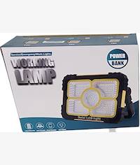 Solarix LED Solar Floodlamp With Power Bank Orange Large