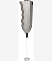 Mellerware Battery Operated Stainless Steel Brushed Milk Frother