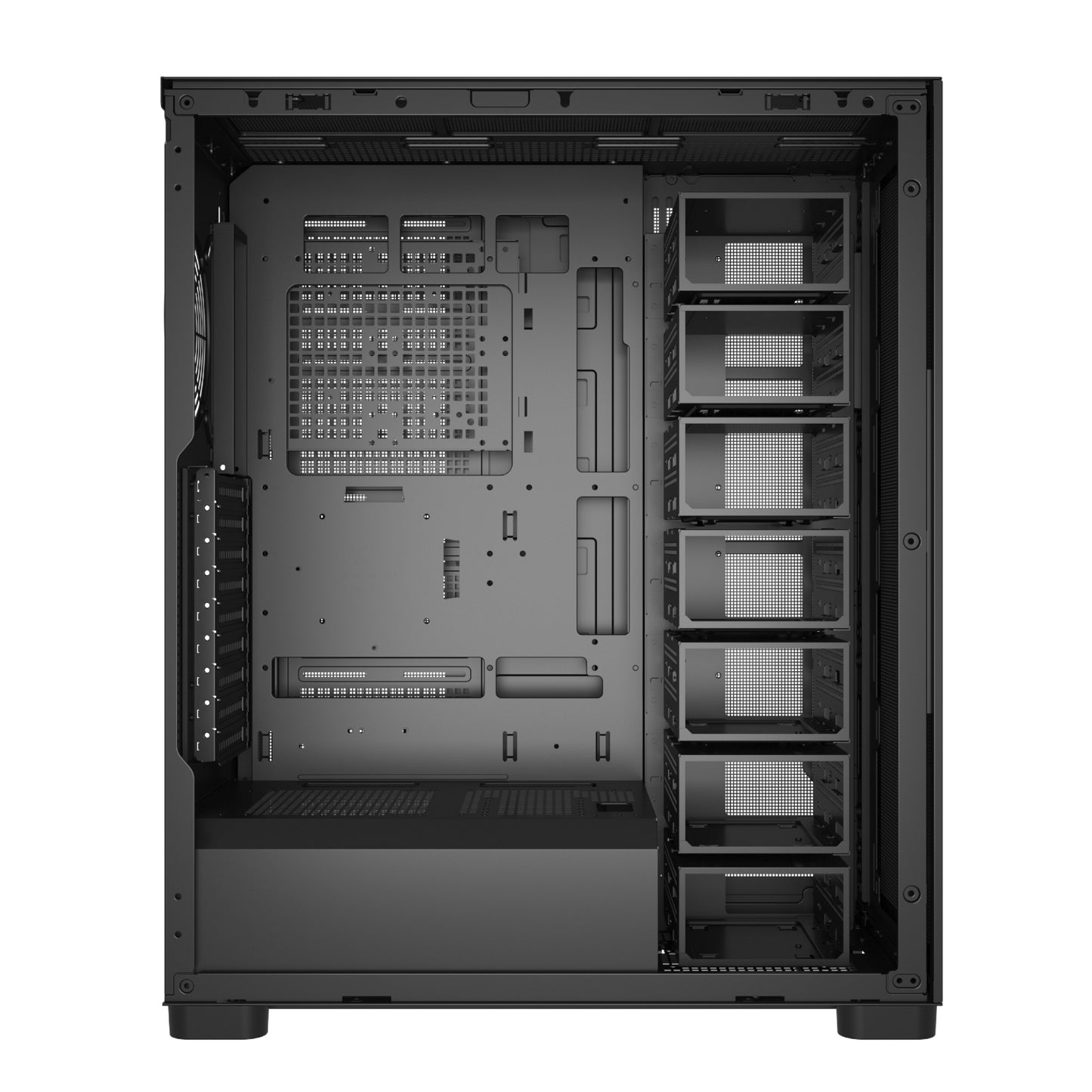 FSP U660 ATX Ultra Tower (Multi-HDD) Desktop Chassis - Black