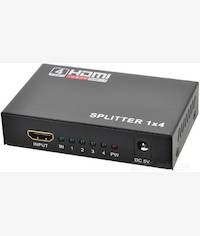 UniQue 4K Ultra HD 4 Port HDTV Splitter