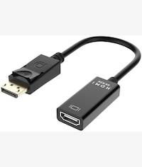 UniQue  30cm Male DisplayPort To 4K Female HDTV Cable