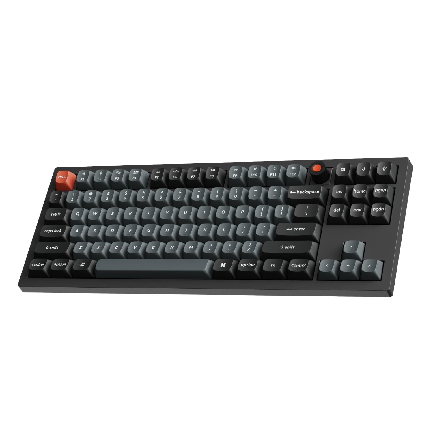 Keychron V3 Ultra 80% 8K Red Switch Hot-Swap RGB Wireless Keyboard - Black