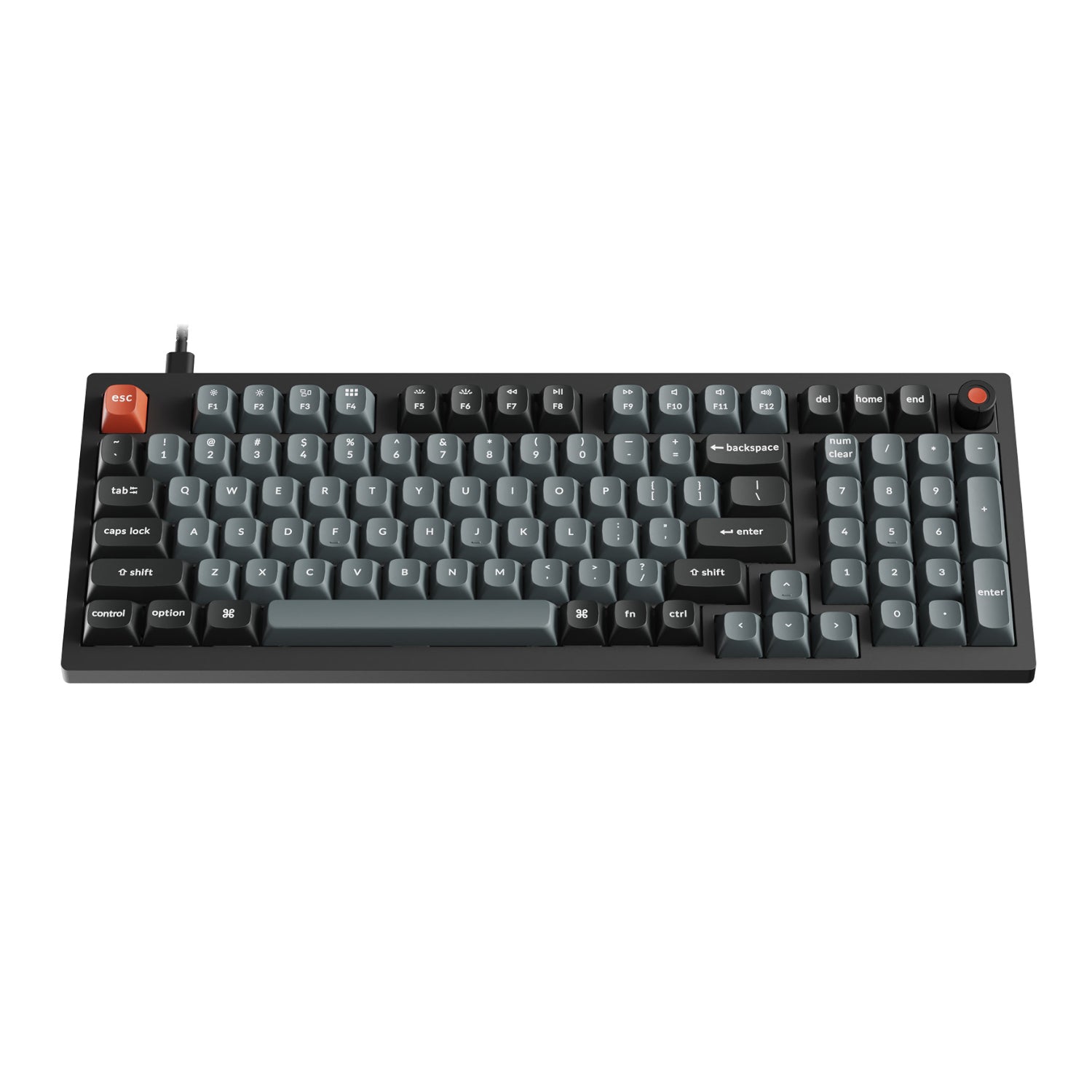 Keychron V5 Ultra 96% 8K Red Switch Hot-Swapple Silk POM RGB Wireless Keyboard