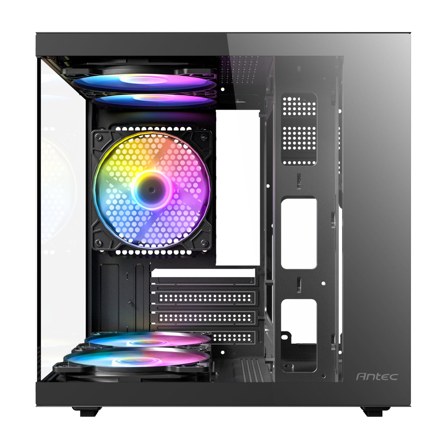Antec VCX10M ARGB Micro-ATX | ITX Mini-Tower Gaming Chassis - Black