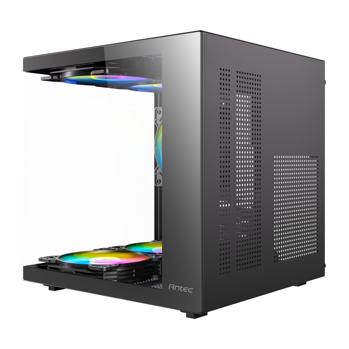 Antec VCX10M ARGB Micro-ATX | ITX Mini-Tower Gaming Chassis - Black