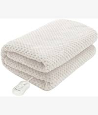 Pure Pleasure Coral  Fleece Single Fitted Electric Blanket
